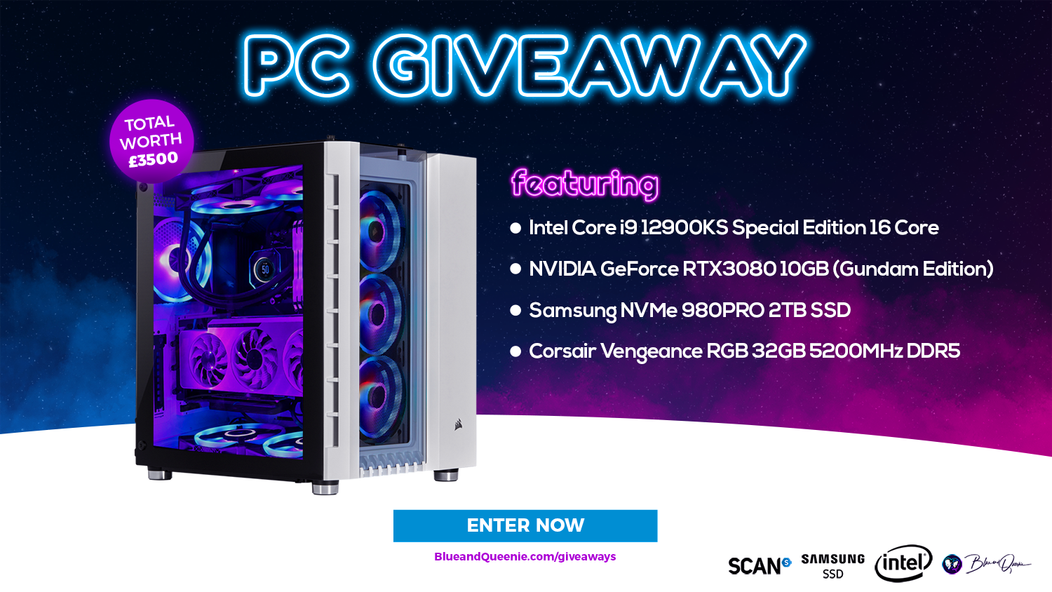 MEGA PC Giveaway with i9 and RTX3080 Giveaway Play